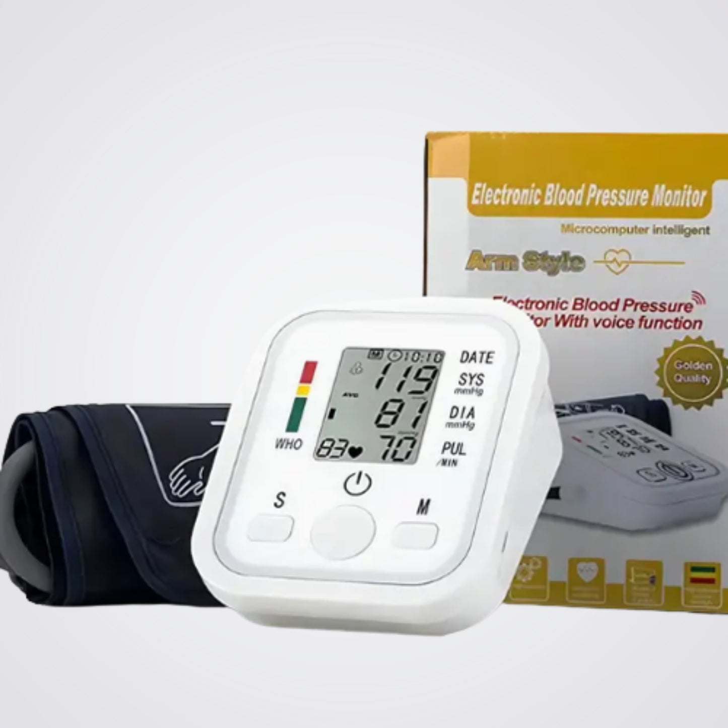 Automatic Digital Upper Arm Blood Pressure Monitor – Accurate, Portable & Easy to Use