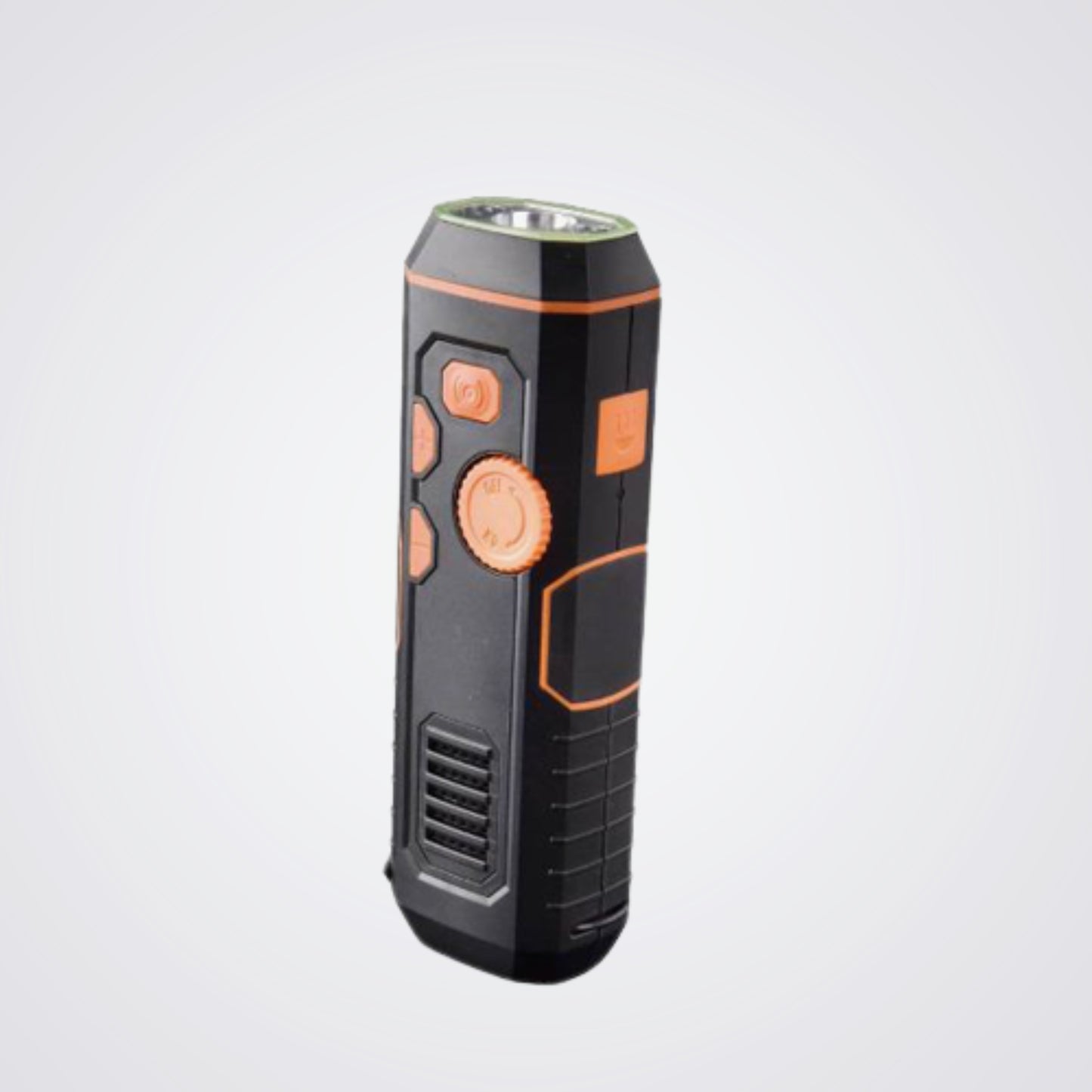 Multi-Function Emergency Radio & Flashlight – Battery + Solar Powered