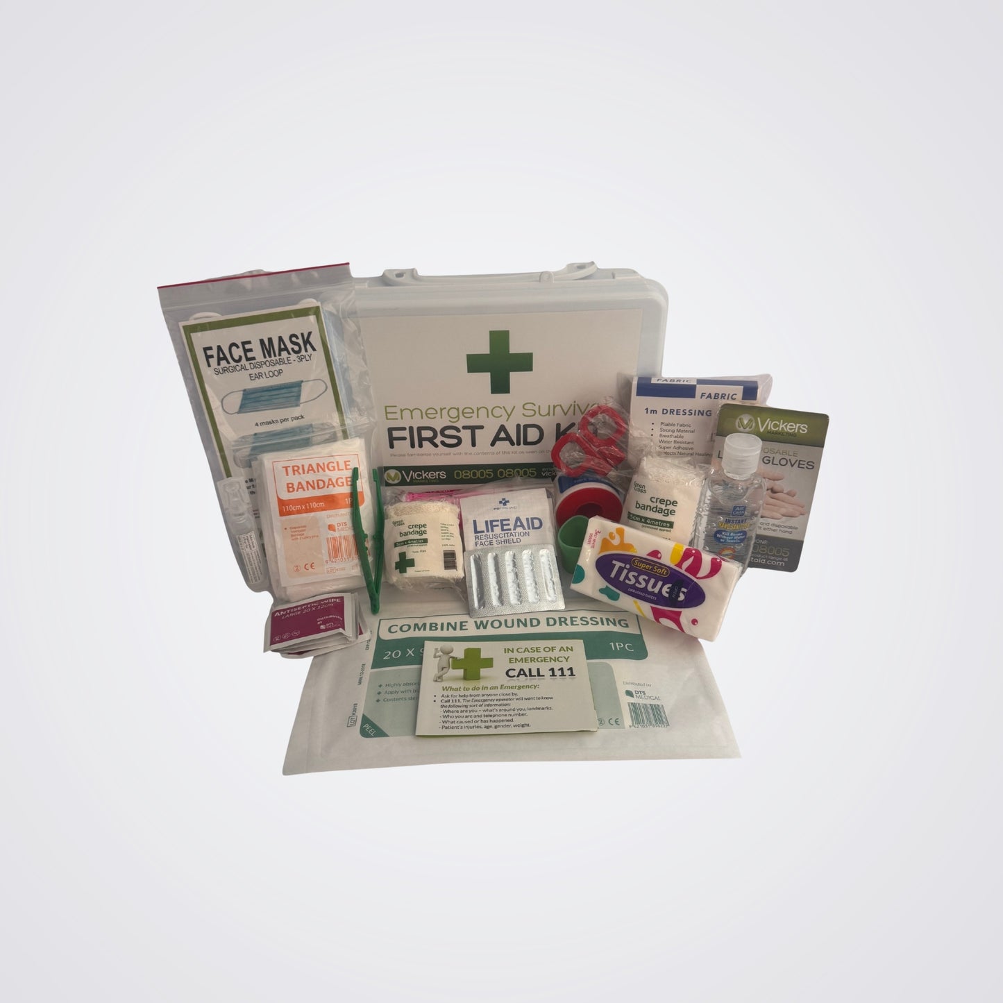 Emergency Survival Kit – All-in-One Outdoor & Disaster Preparedness Pack for Camping, Hiking & Emergencies