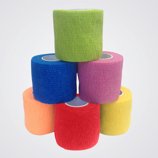 Cohesive Bandage – 5, 7.5 & 10cm Wide | Self-Adhesive Wrap for Support & Compression
