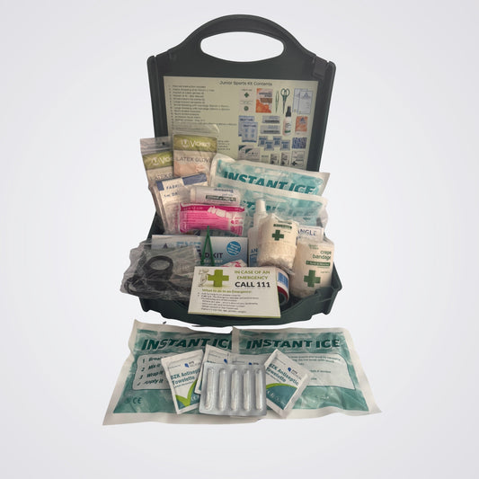 Junior Sports First Aid Kit – Compact Injury Treatment Pack for Kids’ Sports & School Events