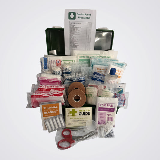 Senior Sports First Aid Kit – Advanced Injury Treatment Pack for Teams, Clubs & Field Use